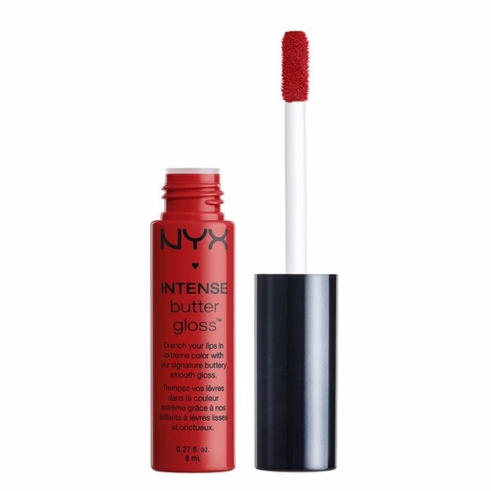 NYX INTENSE BUTTER GLOSS - CRANBERRY PIE - RED